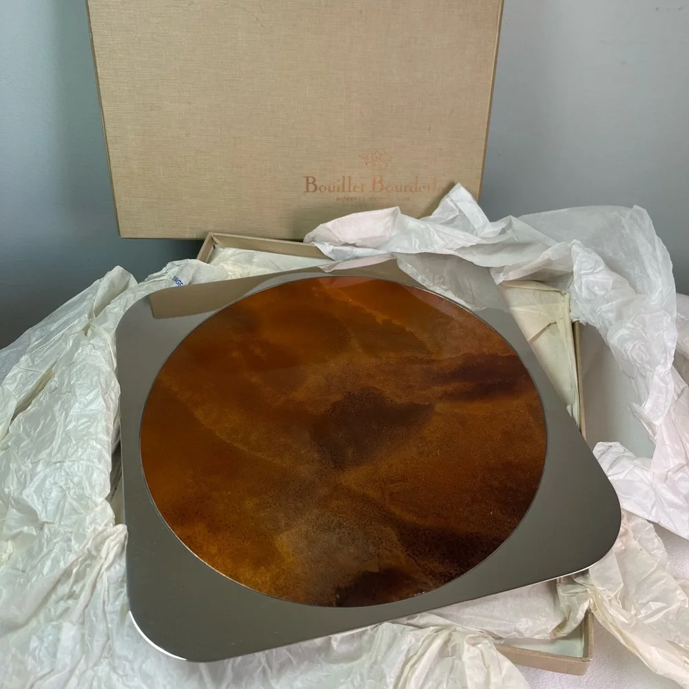 Bouilett‎ Bourdelle Serving Tray NIB Set Of 2 MCM High End Serve wear Bundle 1